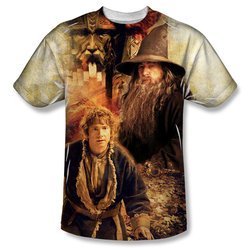 The Hobbit Desolation Of Smaug Bilbo And Gandalf Sublimation Shirt