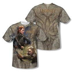 The Hobbit Desolation Of Smaug Elves Sublimation Shirt Front/Back Print