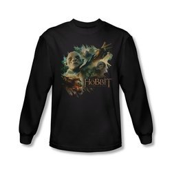The Hobbit Desolation Of Smaug Shirt Baddies Long Sleeve Black Tee T-Shirt