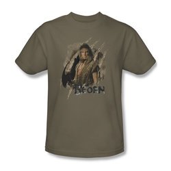 The Hobbit Desolation Of Smaug Shirt Beorn Adult Safari Green Tee T-Shirt