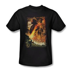 The Hobbit Desolation Of Smaug Shirt Golden Chambers Adult Black Tee T-Shirt