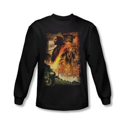 The Hobbit Desolation Of Smaug Shirt Golden Chambers Long Sleeve Black Tee T-Shirt