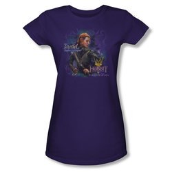 The Hobbit Desolation Of Smaug Shirt Juniors Daughter Purple Tee T-Shirt