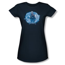 The Hobbit Desolation Of Smaug Shirt Juniors Tangled Web Navy Tee T-Shirt