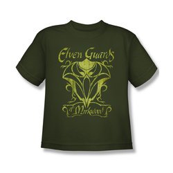 The Hobbit Desolation Of Smaug Shirt Kids Guards Of Mirkwood Green Youth Tee T-Shirt