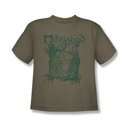 The Hobbit Desolation Of Smaug Shirt Kids Mirkwood Line Safari Green Youth Tee T-Shirt