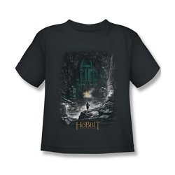The Hobbit Desolation Of Smaug Shirt Kids Second Thoughts Charcoal Youth Tee T-Shirt