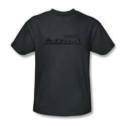 The Hobbit Desolation Of Smaug Shirt Marching Adult Charcoal Tee T-Shirt