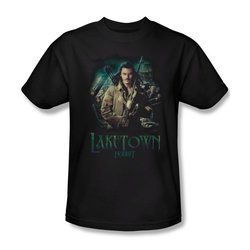 The Hobbit Desolation Of Smaug Shirt Protector Adult Black Tee T-Shirt