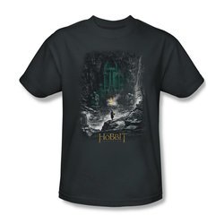 The Hobbit Desolation Of Smaug Shirt Second Thoughts Adult Charcoal Tee T-Shirt