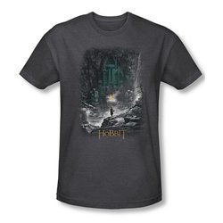 The Hobbit Desolation Of Smaug Shirt Second Thoughts Adult Heather Charcoal Tee T-Shirt