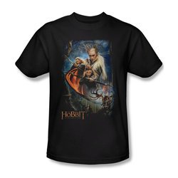 The Hobbit Desolation Of Smaug Shirt Thranduil's Realm Adult Black Tee T-Shirt