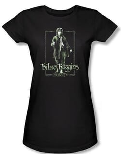 Click to get The Hobbit Juniors Shirt Movie Unexpected Journey Bilbo Black Tee