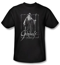 The Hobbit Kids Shirt Movie Unexpected Journey Gandalf Black T-Shirt