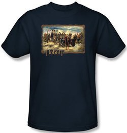 The Hobbit Kids Shirt Movie Unexpected Journey Navy Youth Tee T-shirt
