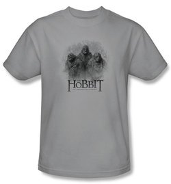 The Hobbit Shirt Movie Unexpected Journey 3 Trolls Adult Silver Tee