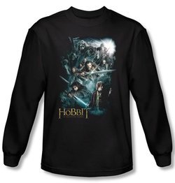 The Hobbit Shirt Movie Unexpected Journey Adventure Black Long Sleeve