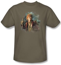 The Hobbit Shirt Movie Unexpected Journey Bilbo Baggins Adult Tee