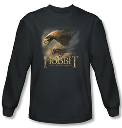 The Hobbit Shirt Movie Unexpected Journey Eagle Charcoal Long Sleeve