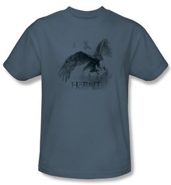 The Hobbit Shirt Movie Unexpected Journey Great Eagle Adult Slate Tee