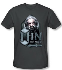 The Hobbit Shirt Movie Unexpected Journey Oin Adult Charcoal T-shirt