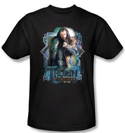 The Hobbit Shirt Movie Unexpected Journey Thorin Oakenshield Adult Tee