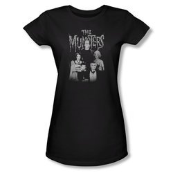 The Munsters Shirt Juniors Family Portrait Black T-Shirt