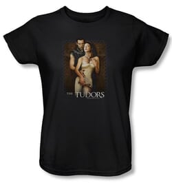 Click to get The Tudors Ladies Shirt Spilt Wine Black TShirt Tee