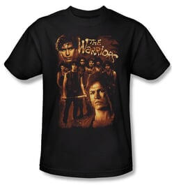 Click to get The Warriors Shirt 9 Warriors Adult Black Tee TShirt