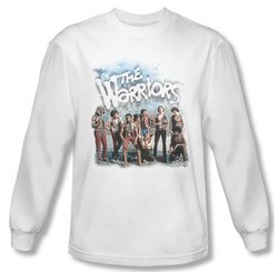 The Warriors Shirt Amusement Long Sleeve White Tee T-Shirt