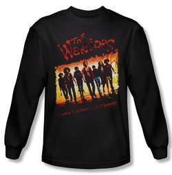 The Warriors Shirt One Gang Long Sleeve Black Tee T-Shirt