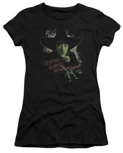 The Wizard Of Oz  Juniors Shirt The Wicked Witch of the West Black T-Shirt