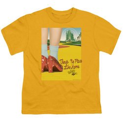 The Wizard Of Oz  Kids Shirt The Way Home Gold T-Shirt
