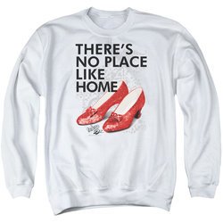 The Wizard Of Oz  Sweatshirt There's No Place Like Home Adult White Sweat Shirt