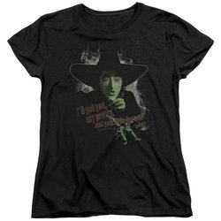 The Wizard Of Oz  Womens Shirt The Wicked Witch of the West Black T-Shirt