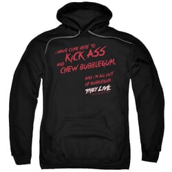 Click to get They Live  Hoodie Chew Bubblegum Black Sweatshirt Hoody