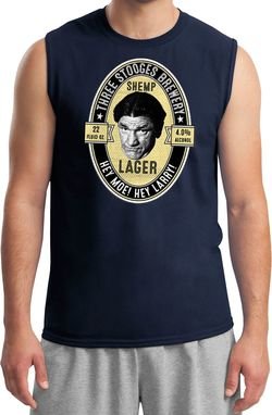 Three Stooges Tee Shemp Lager Muscle Shirt