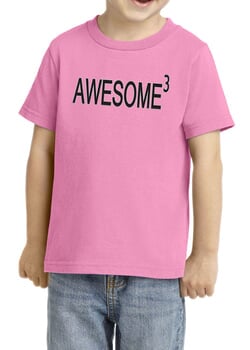 Click to get Toddler Shirt Awesome Cubed Tee TShirt