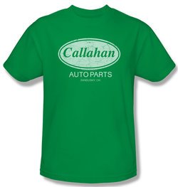 Tommy Boy Shirt Callahan Auto Adult Kelly Green Tee T-Shirt