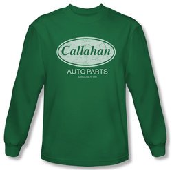 Tommy Boy Shirt Callahan Auto Long Sleeve Kelly Green Tee T-Shirt