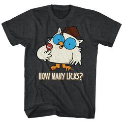 Tootsie Pop Shirt How Many Licks? Black T-Shirt