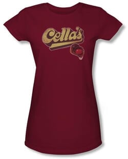 Click to get Cellas Juniors TShirts  Cellas Logo Cardinal Red Tee