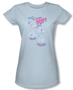 Tootsie Roll Juniors T-Shirts - Three Light Blue Tee