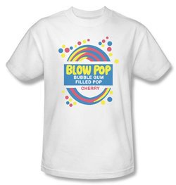 Blow Pop Kids T-Shirts - Blow Pop Label White Tee Youth