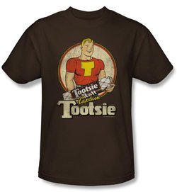 Tootsie Roll Kids T-Shirts - Captain Tootsie Coffee Tee Youth