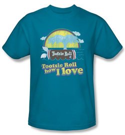 Tootsie Roll Kids T-Shirts - Jingle Turquoise Tee Youth