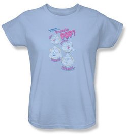 Tootsie Roll Ladies T-Shirts - Three Light Blue Tee