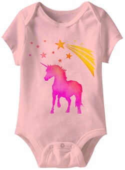 Click to get Unicorn Funny Baby Romper Pink Infant Babies Creeper