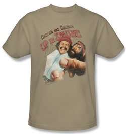Up In Smoke Shirt Rolled Up Adult Sand Tee T-Shirt