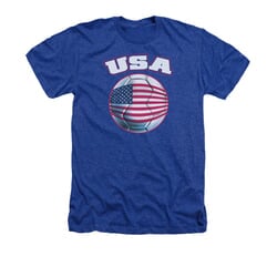 Click to get USA United States Soccer Futbol Shirt Adult Heather Royal Blue Tee TShirt